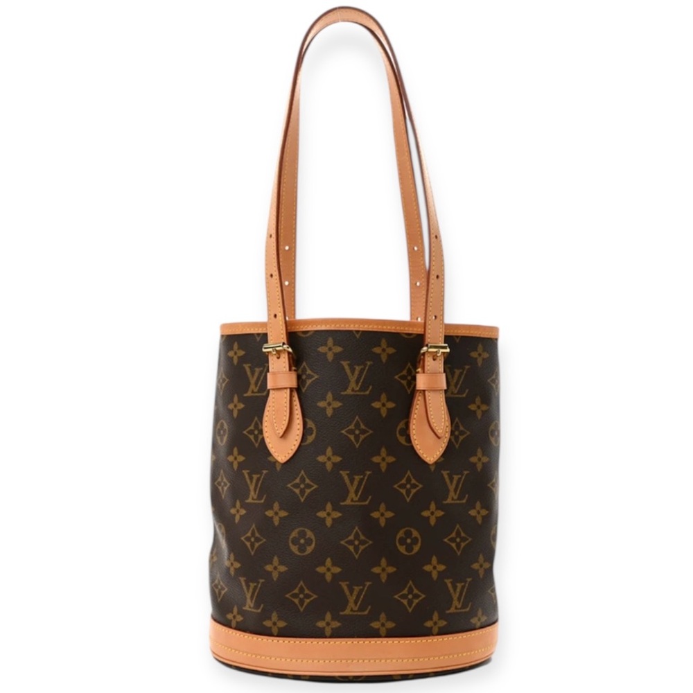 LOUIS VUITTON Monogram Bag Petit Bucket 23 EUC